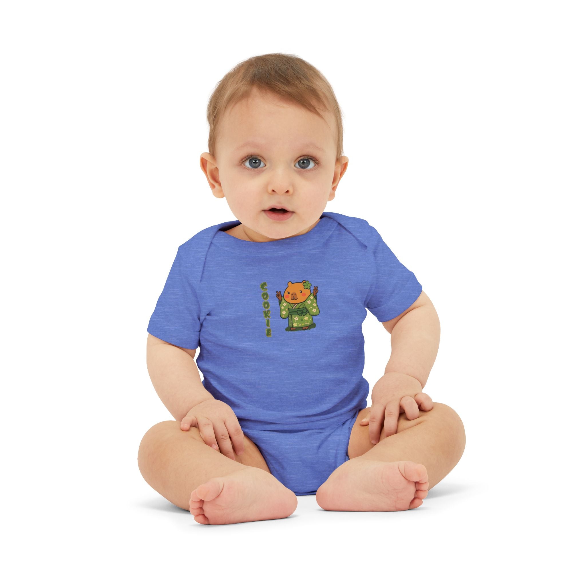 Cookie the Fun Lover Capybara Cartoon Bodysuit, Cute Kawaii Animal Gift