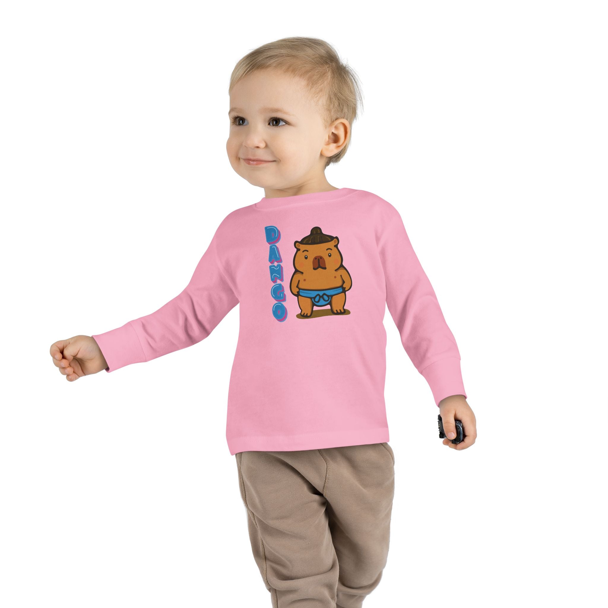 Dango the Sumo Lover Capybara Cartoon long sleeve shirt, Cute Kawaii Animal Gift