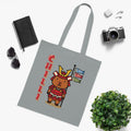 Chilli the Samurai Warrior Capybara Cartoon Tote Bag, Cute Kawaii Animal Gift