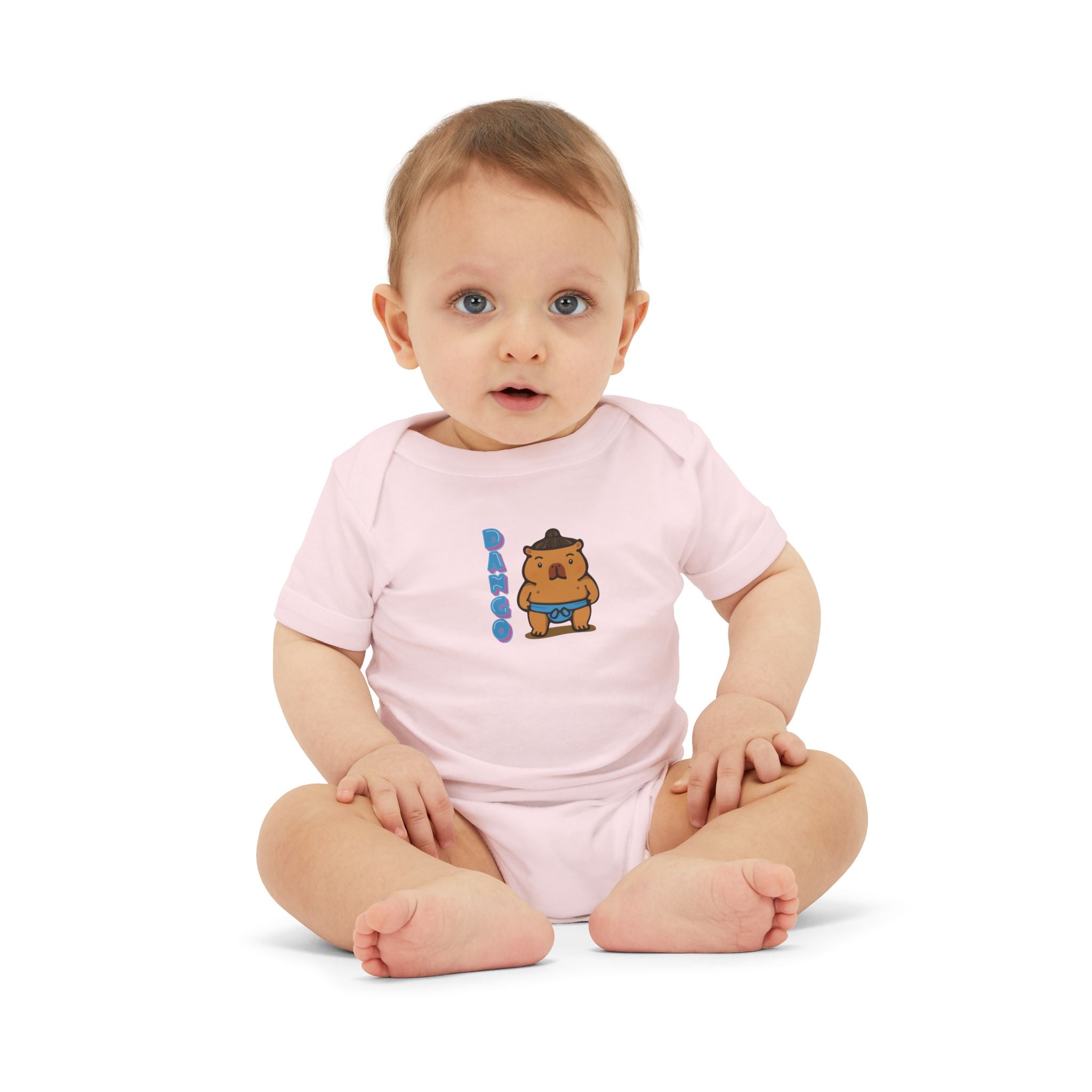 Dango the Sumo Lover Capybara Cartoon Bodysuit, Cute Kawaii Animal Gift