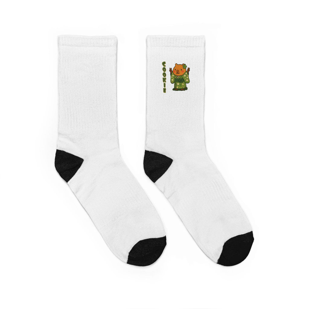 Cookie the Fun Lover Capybara Cartoon Socks, Cute Kawaii Animal Gift
