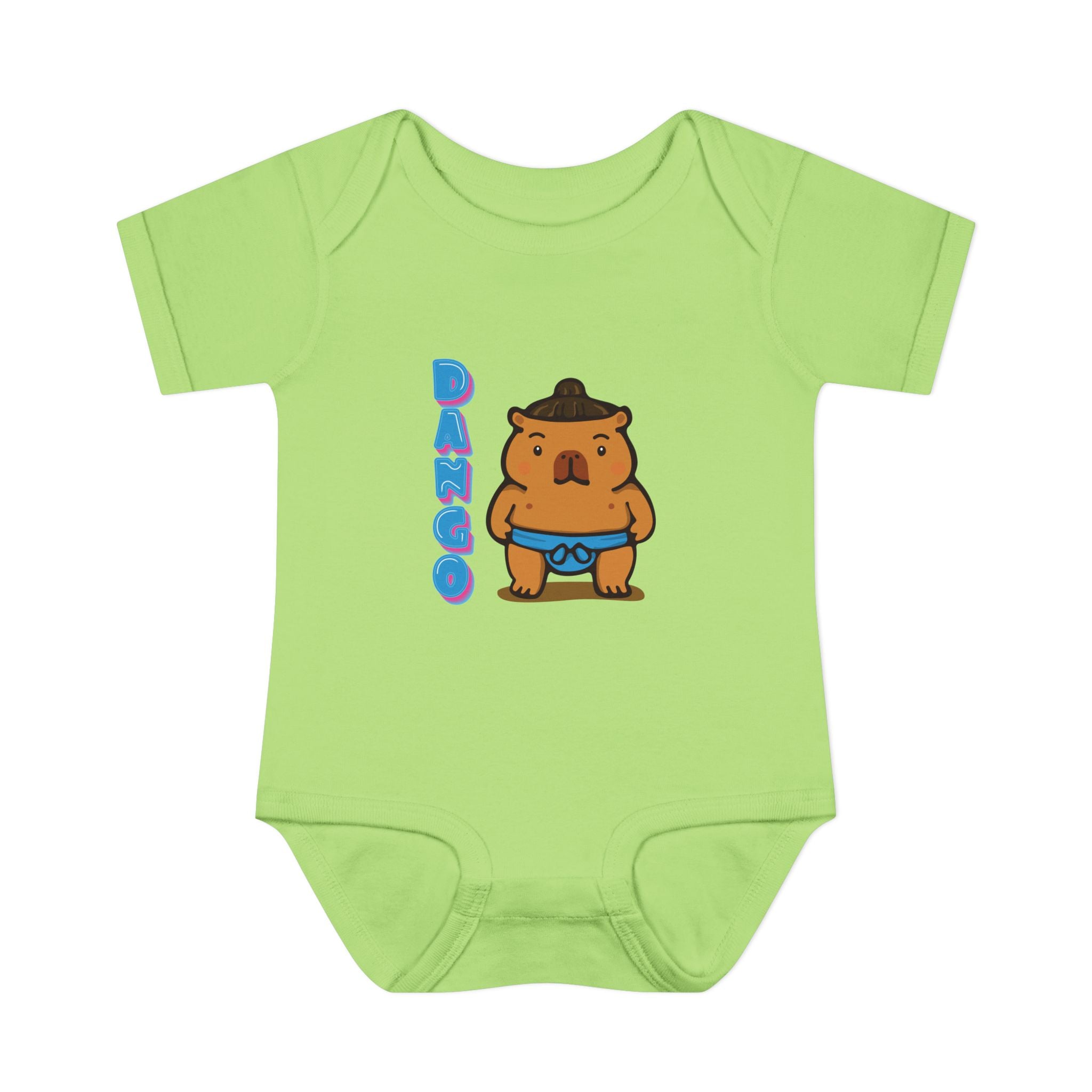 Dango the Sumo Lover Capybara Cartoon Bodysuit, Cute Kawaii Animal Gift