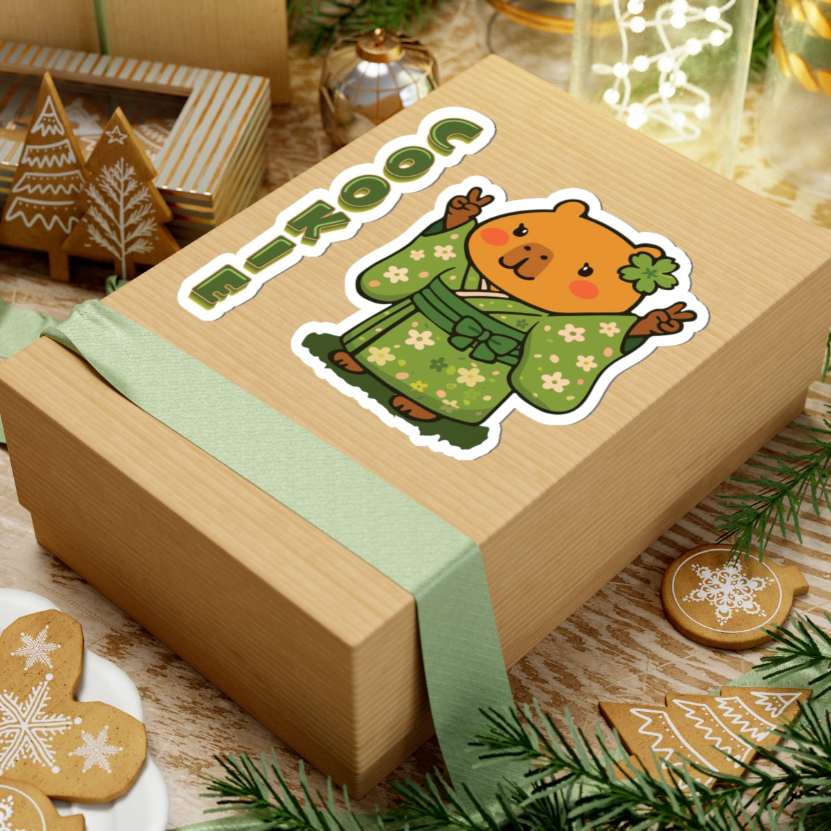 Cookie the Fun Lover Capybara Cartoon Stickers, Cute Kawaii Animal Gift