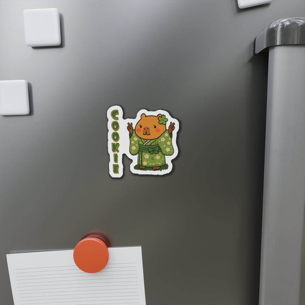 Cookie the Fun Lover Capybara Cartoon Magnets, Cute Kawaii Animal Gift