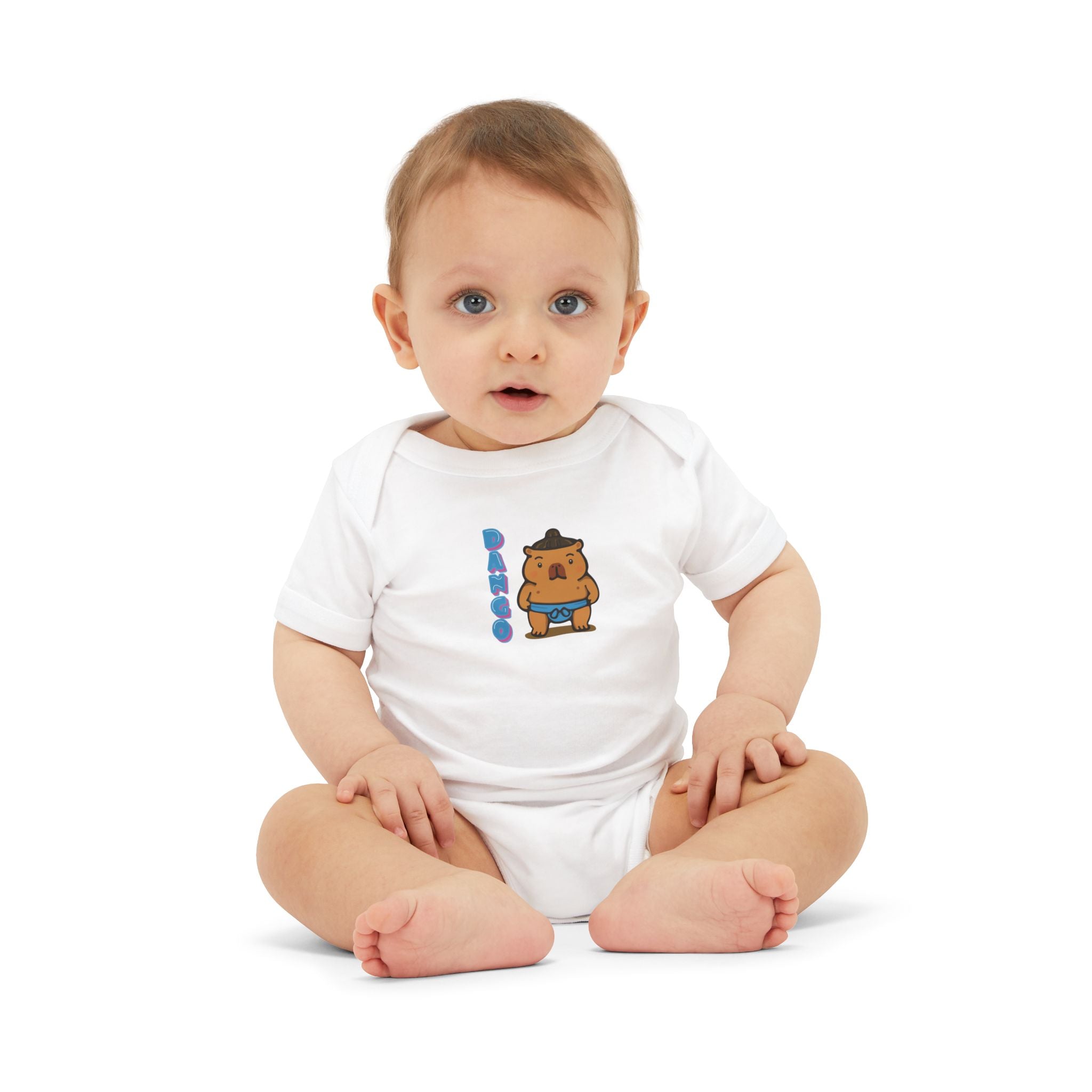 Dango the Sumo Lover Capybara Cartoon Bodysuit, Cute Kawaii Animal Gift