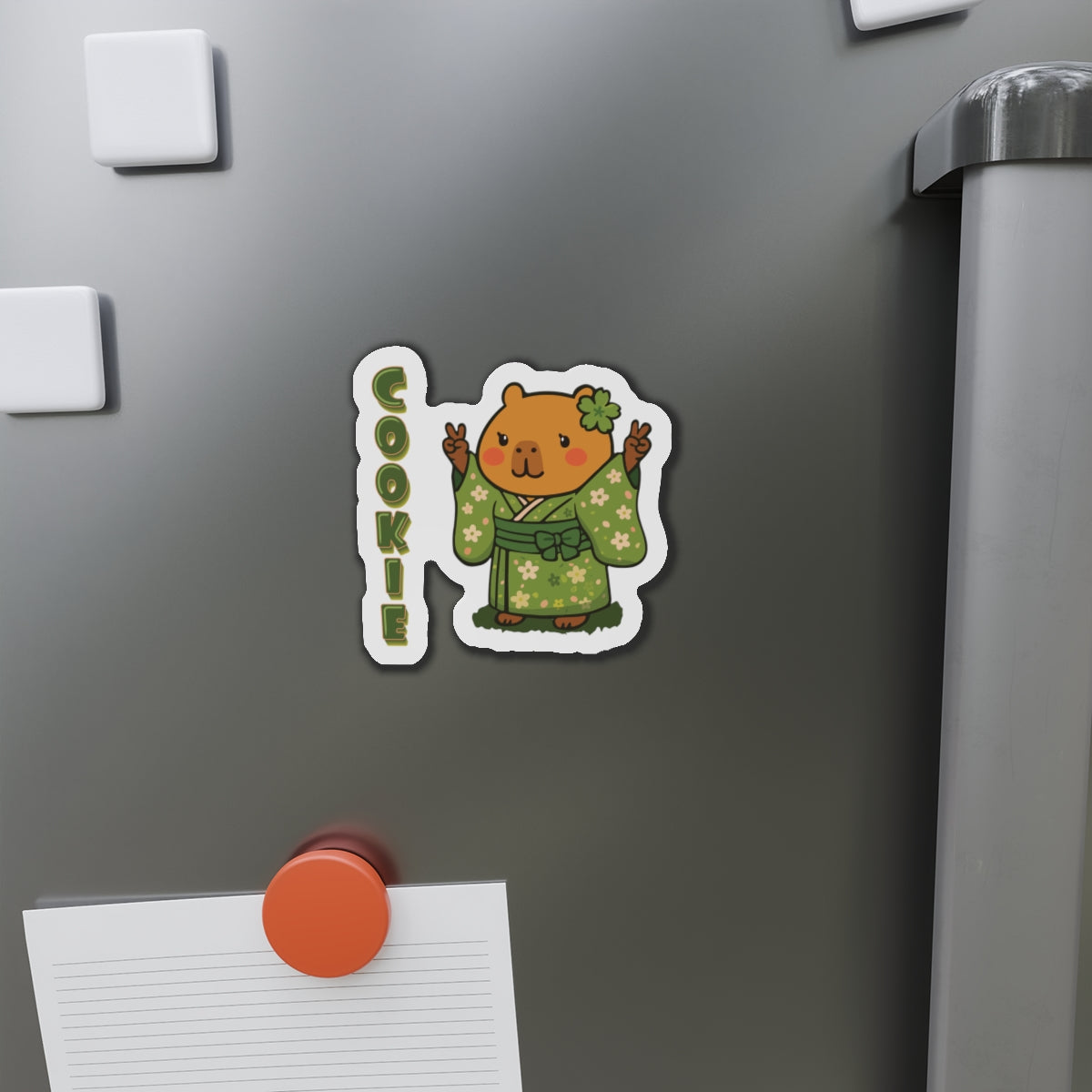 Cookie the Fun Lover Capybara Cartoon Magnets, Cute Kawaii Animal Gift