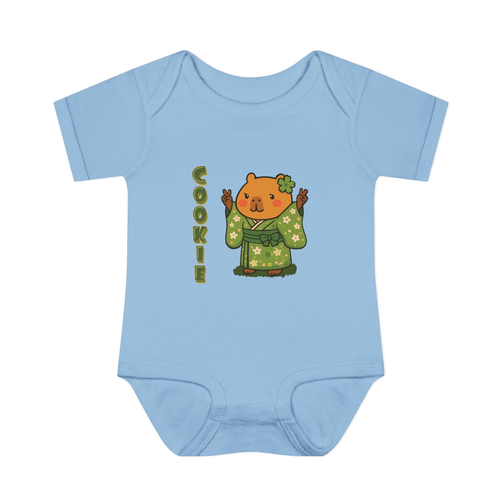 Cookie the Fun Lover Capybara Cartoon Bodysuit, Cute Kawaii Animal Gift