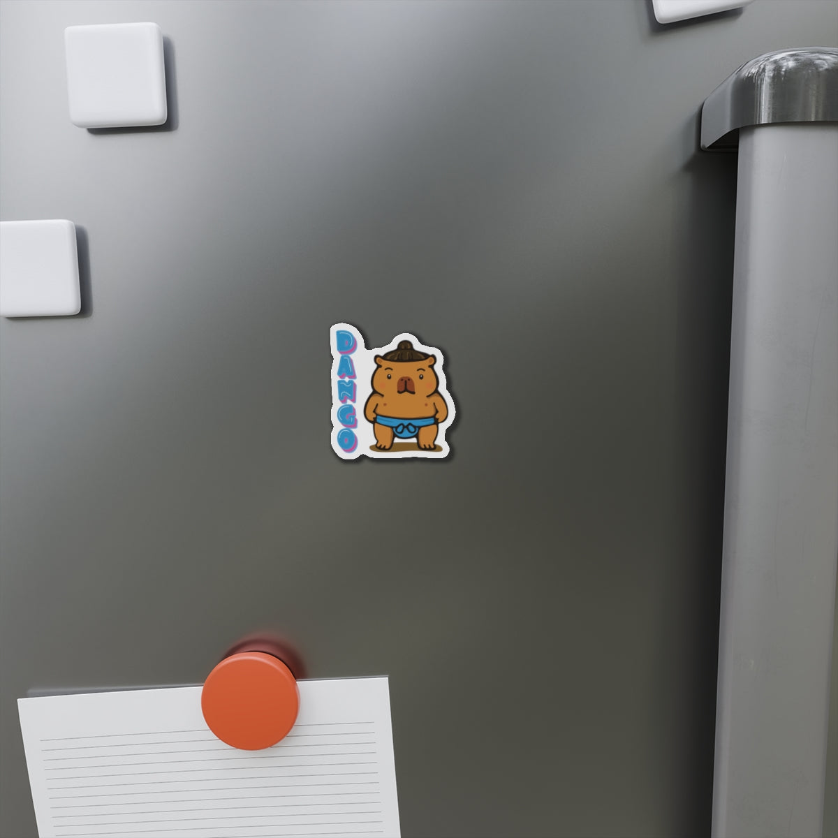 Dango the Sumo Lover Capybara Cartoon Magnets, Cute Kawaii Animal Gift