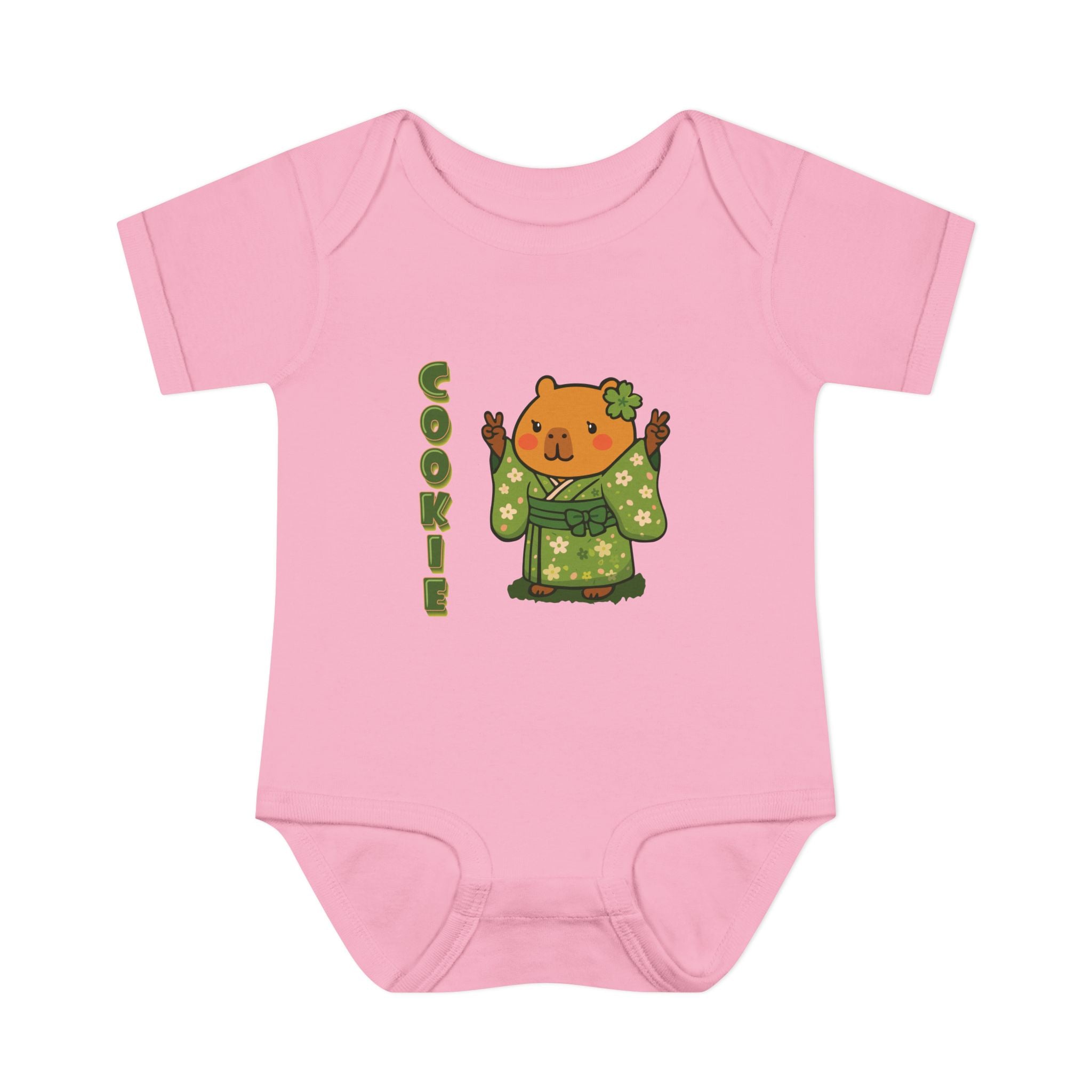 Cookie the Fun Lover Capybara Cartoon Bodysuit, Cute Kawaii Animal Gift