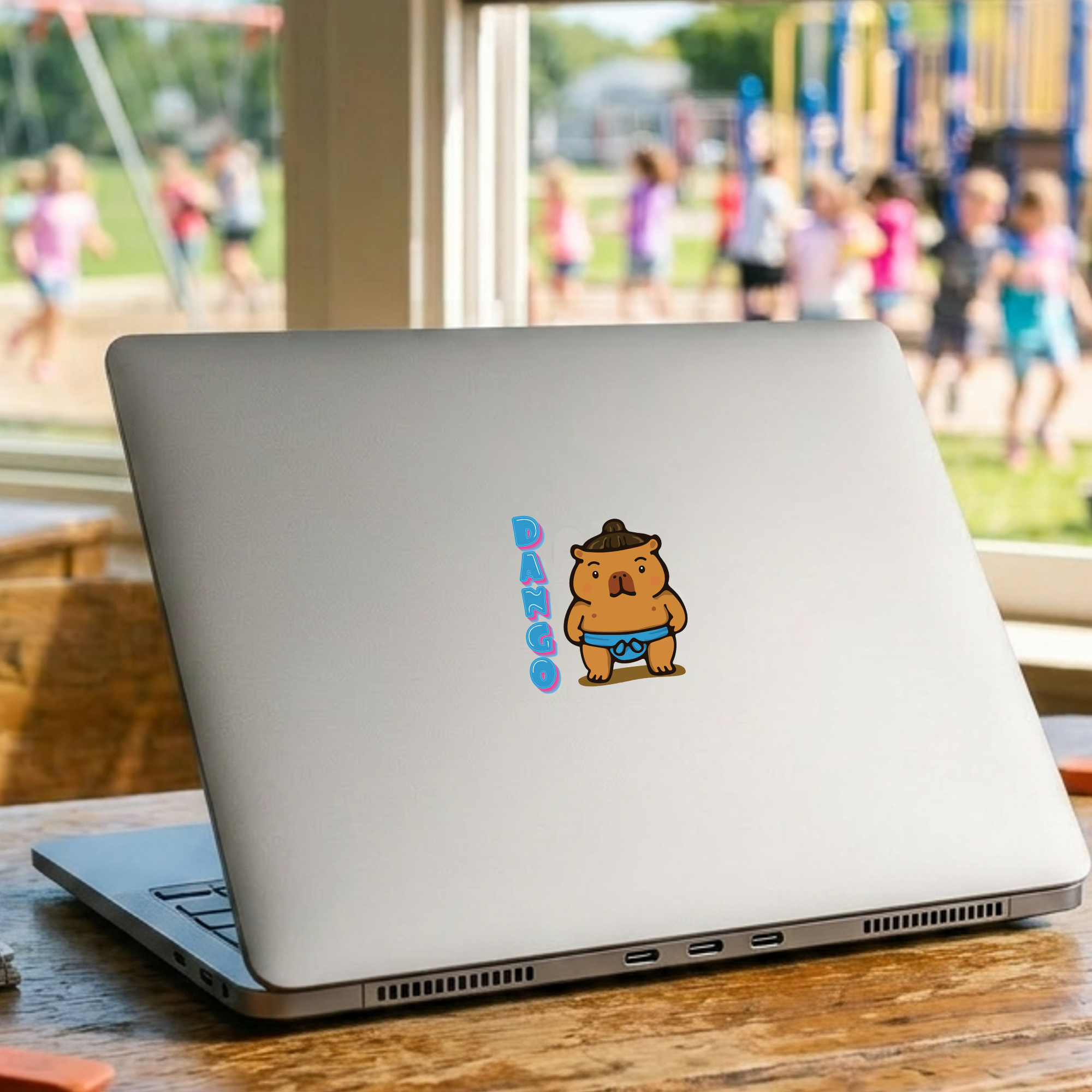 Dango the Sumo Lover Capybara Cartoon Stickers, Cute Kawaii Animal Gift