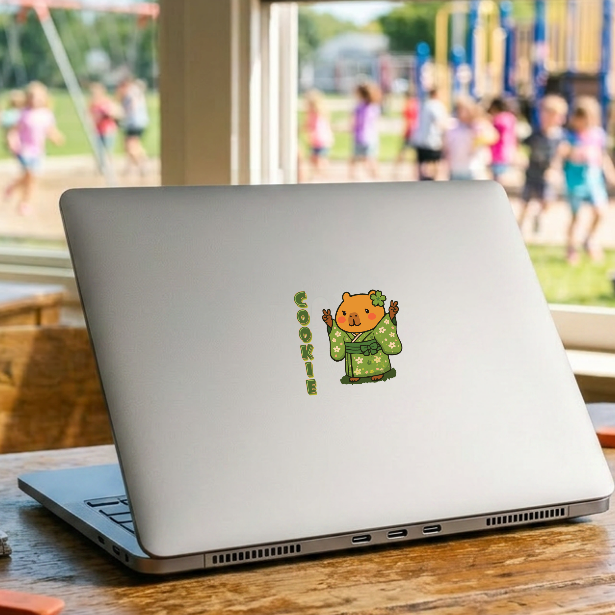 Cookie the Fun Lover Capybara Cartoon Stickers, Cute Kawaii Animal Gift