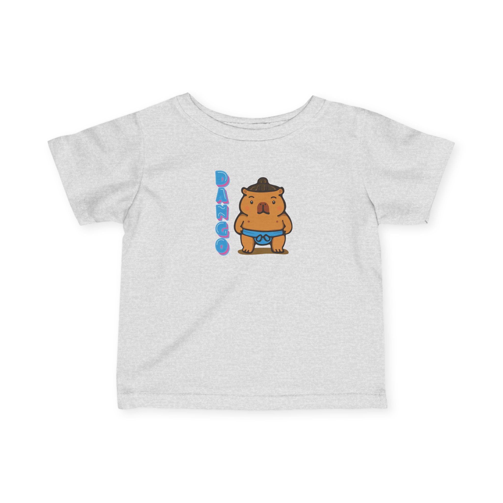 Dango the Sumo Lover Capybara Cartoon T-Shirt, Cute Kawaii Animal Gift