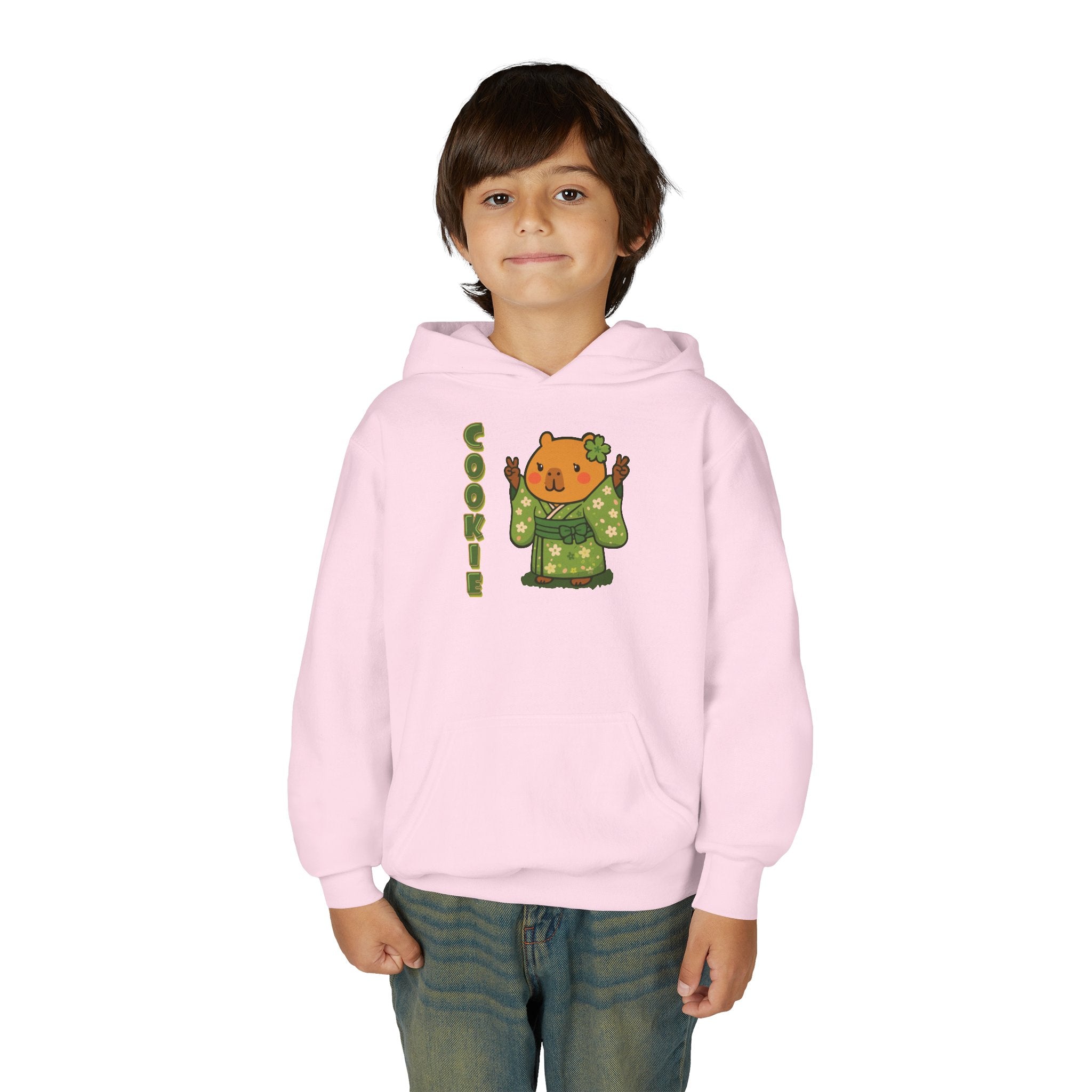 Cookie the Fun Lover Capybara Cartoon Hoodie, Cute Kawaii Animal Gift