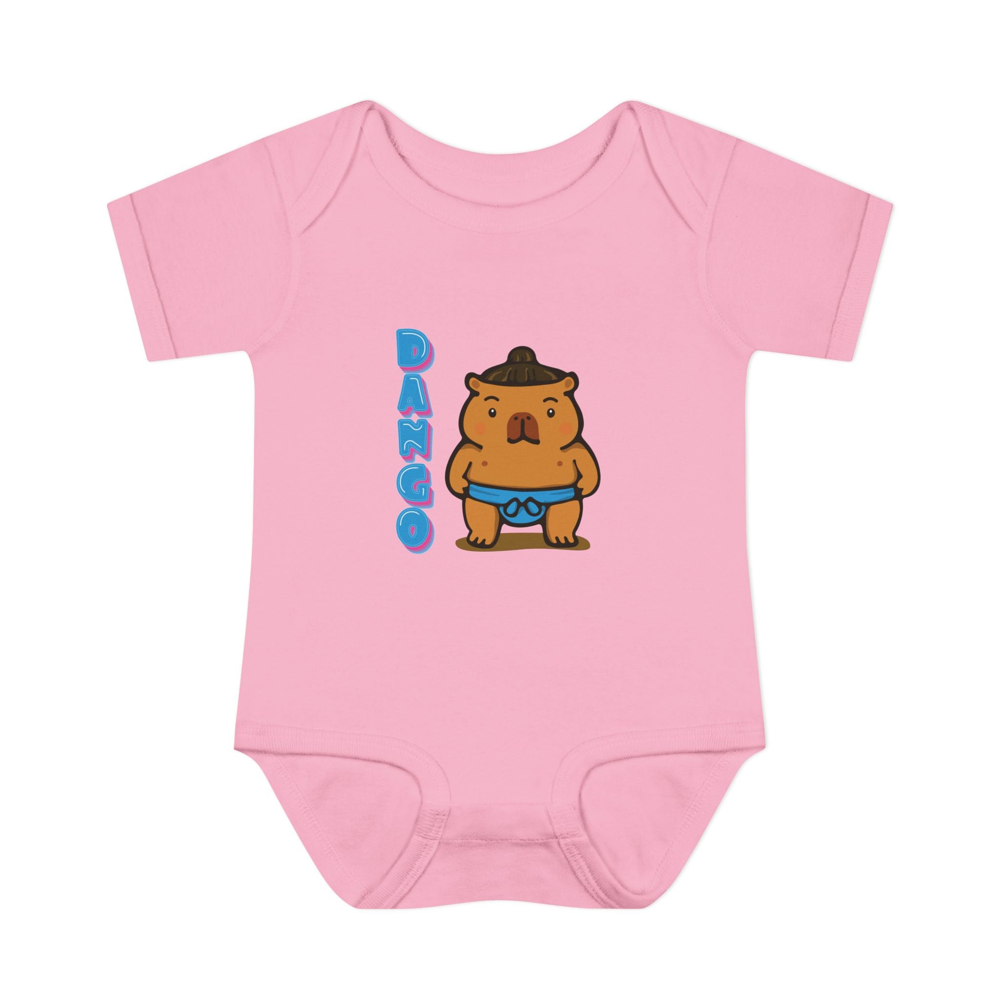 Dango the Sumo Lover Capybara Cartoon Bodysuit, Cute Kawaii Animal Gift