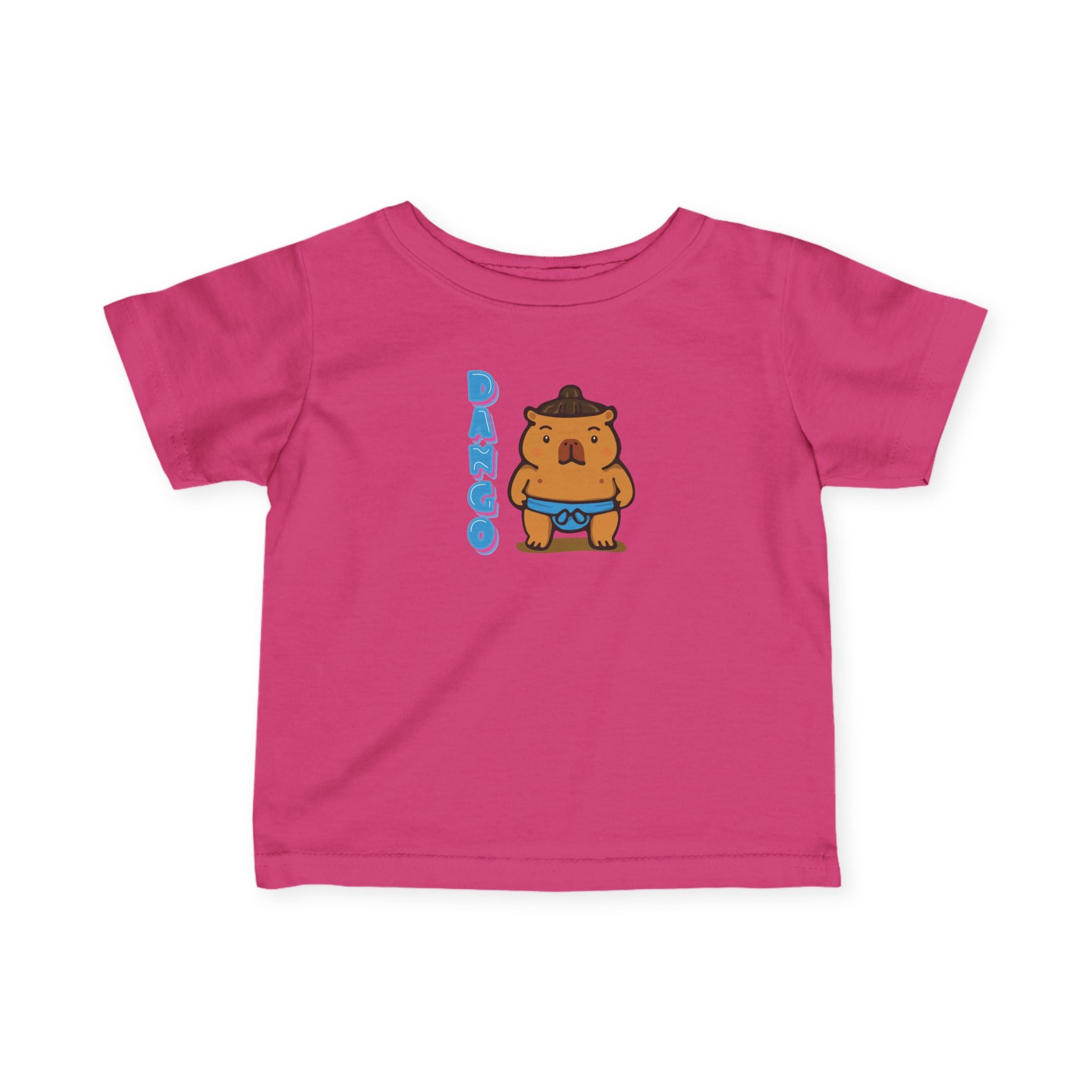 Dango the Sumo Lover Capybara Cartoon T-Shirt, Cute Kawaii Animal Gift