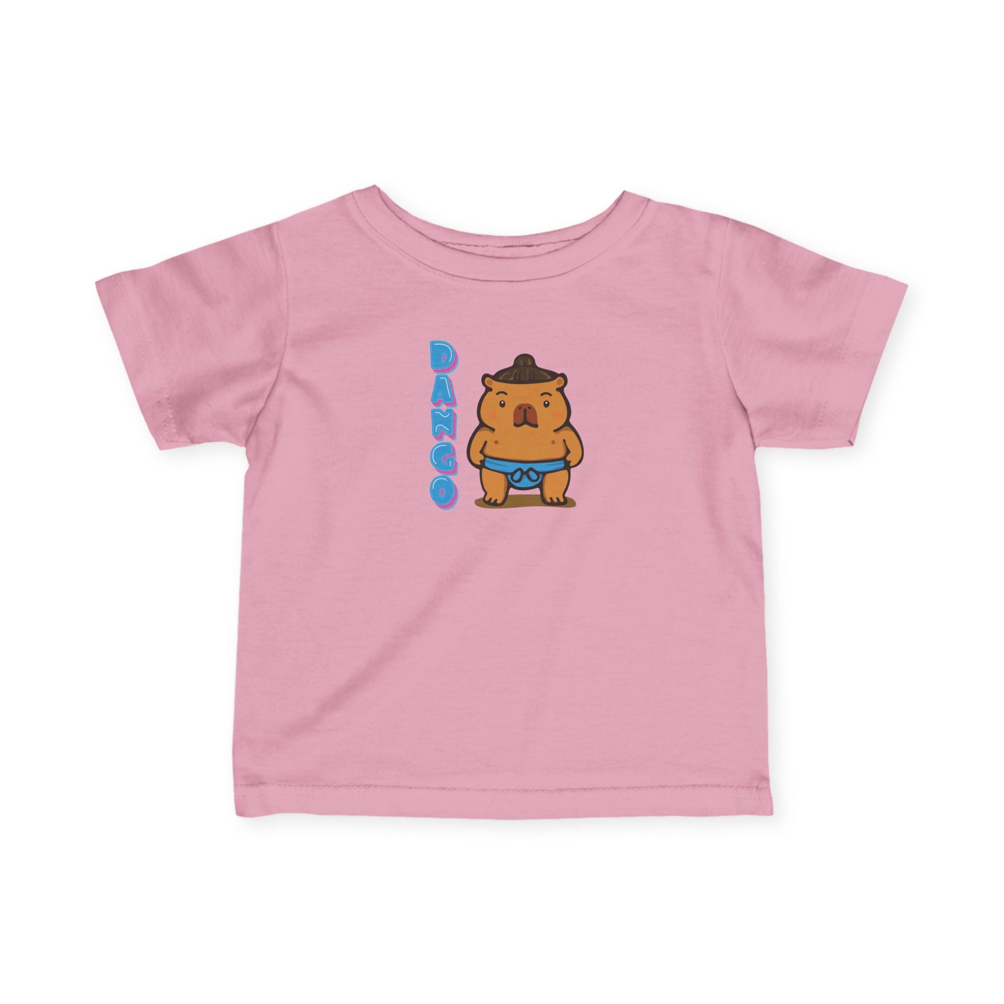 Dango the Sumo Lover Capybara Cartoon T-Shirt, Cute Kawaii Animal Gift