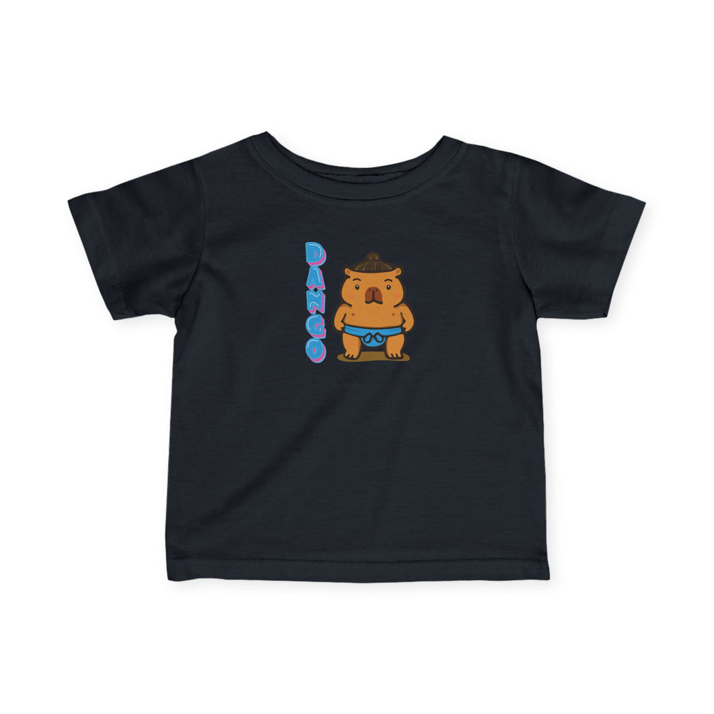 Dango the Sumo Lover Capybara Cartoon T-Shirt, Cute Kawaii Animal Gift