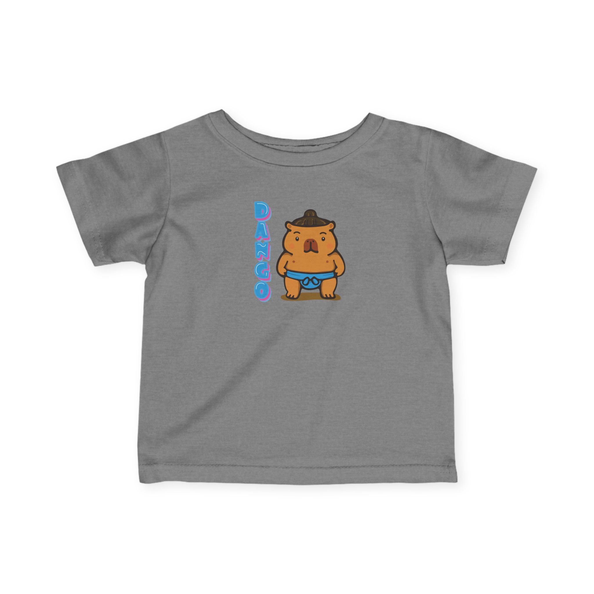 Dango the Sumo Lover Capybara Cartoon T-Shirt, Cute Kawaii Animal Gift