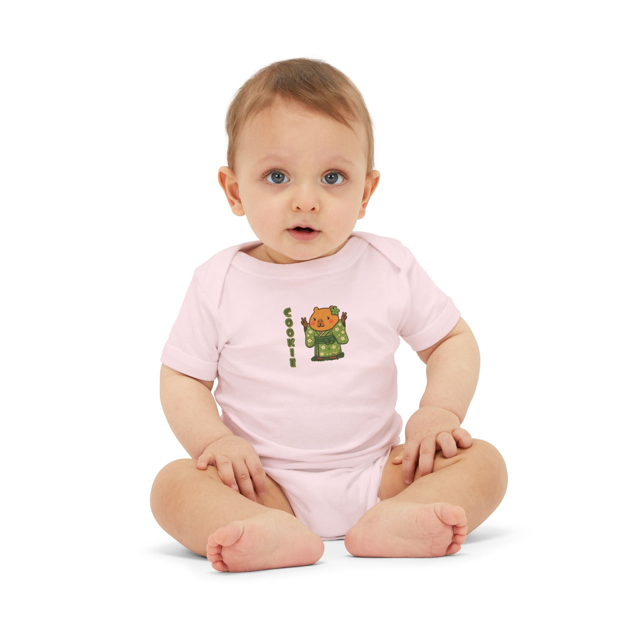 Cookie the Fun Lover Capybara Cartoon Bodysuit, Cute Kawaii Animal Gift