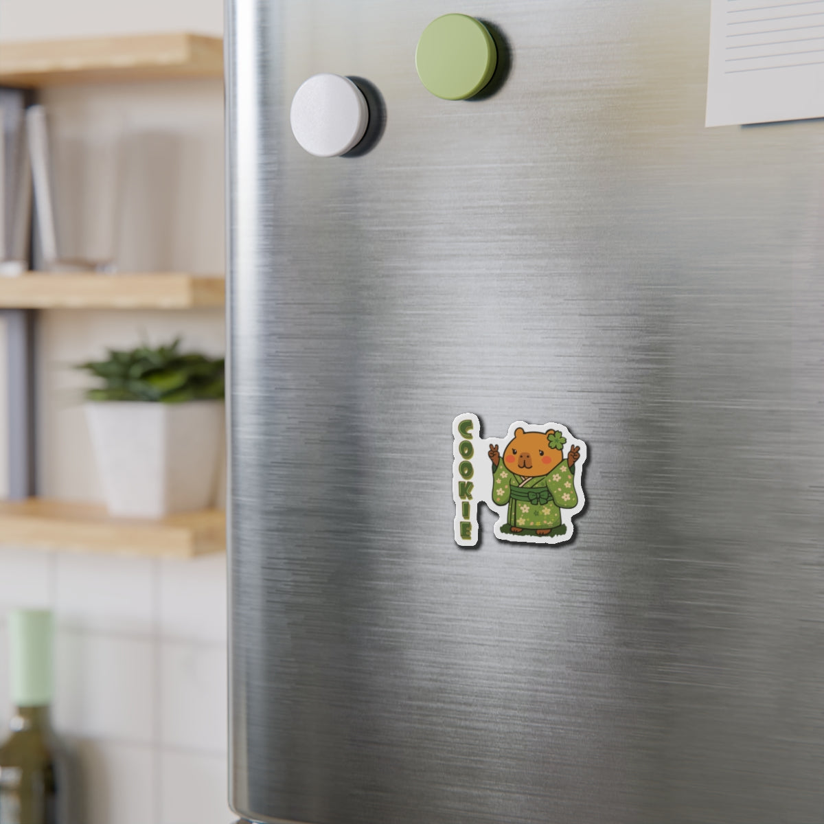 Cookie the Fun Lover Capybara Cartoon Magnets, Cute Kawaii Animal Gift
