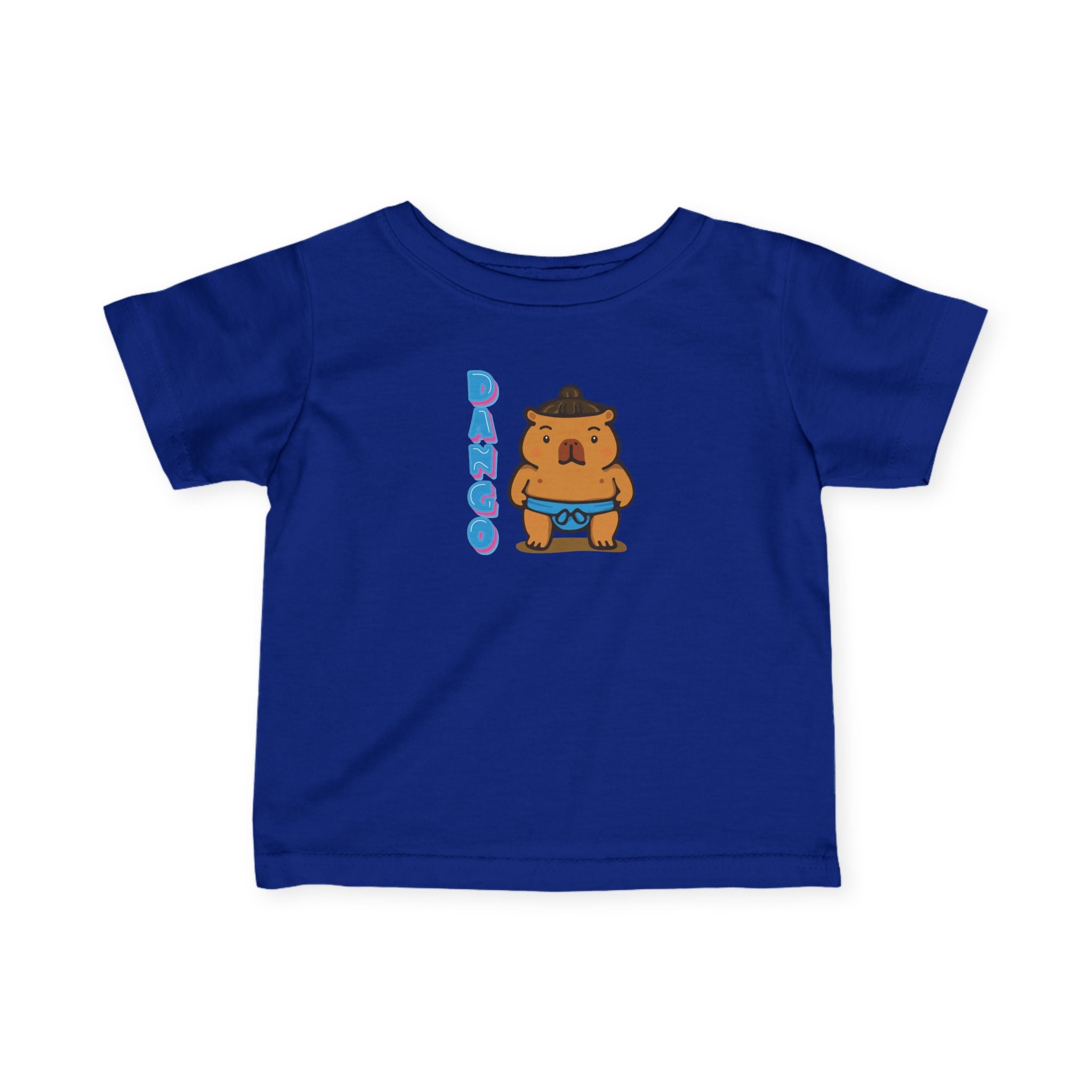 Dango the Sumo Lover Capybara Cartoon T-Shirt, Cute Kawaii Animal Gift
