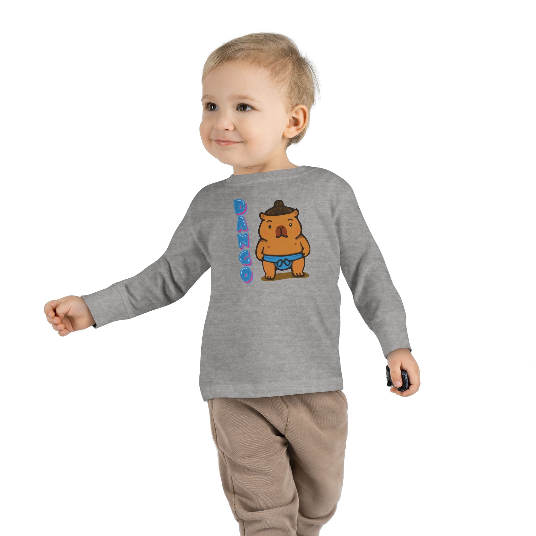 Dango the Sumo Lover Capybara Cartoon long sleeve shirt, Cute Kawaii Animal Gift