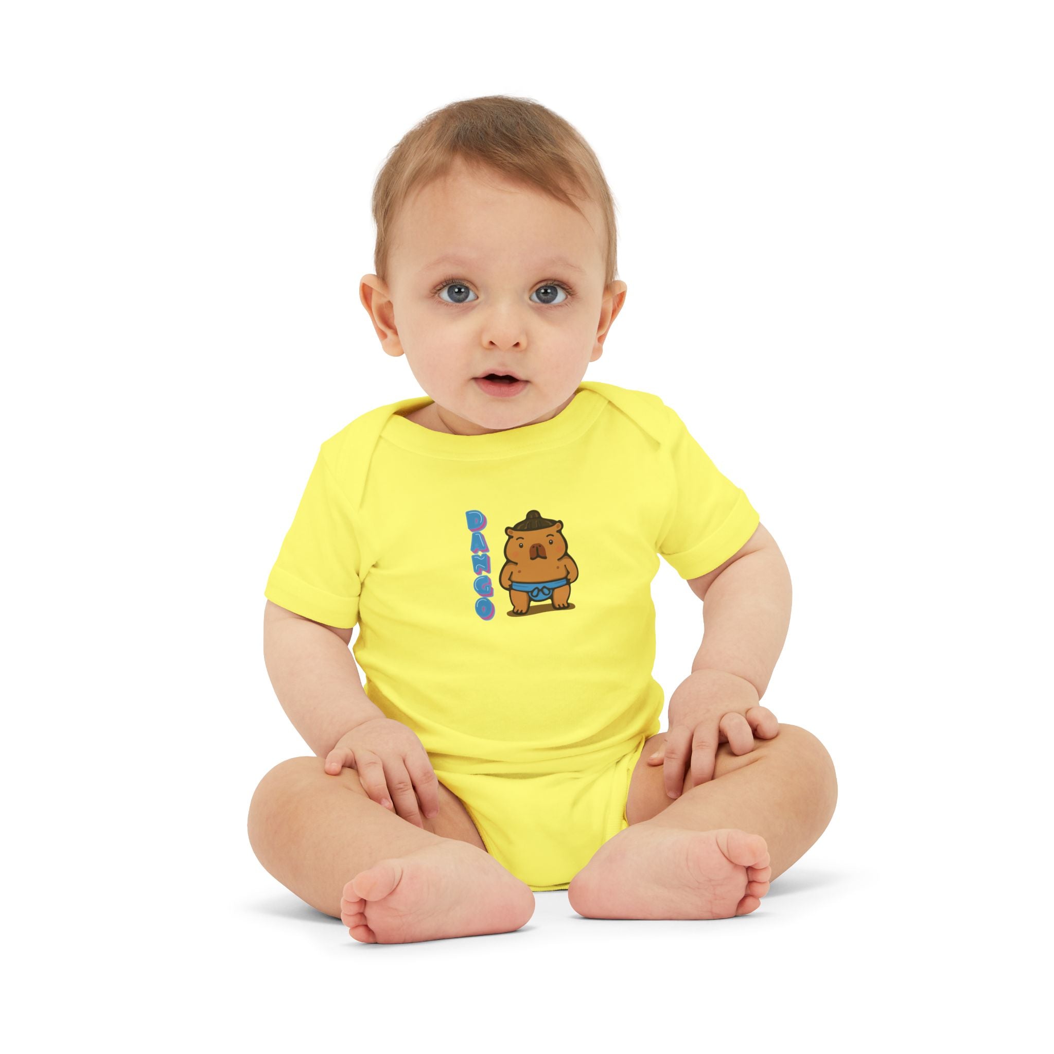 Dango the Sumo Lover Capybara Cartoon Bodysuit, Cute Kawaii Animal Gift