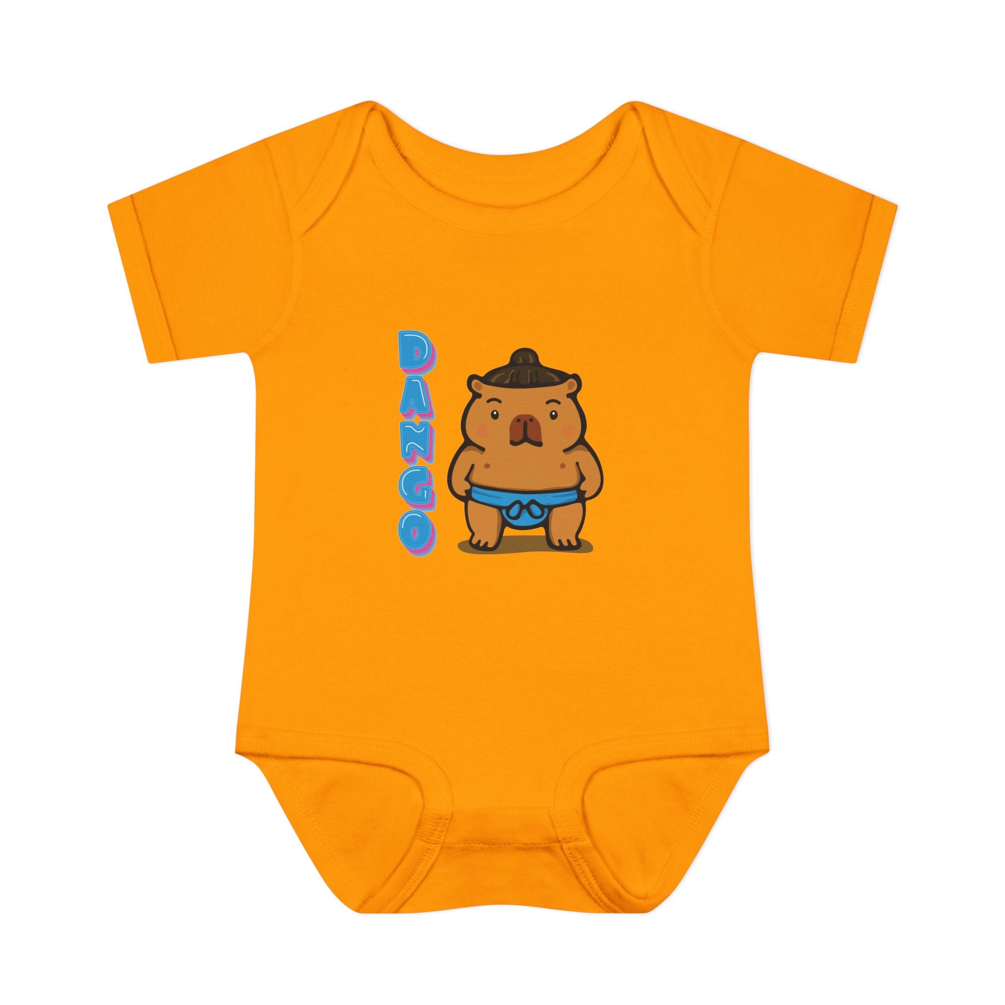 Dango the Sumo Lover Capybara Cartoon Bodysuit, Cute Kawaii Animal Gift