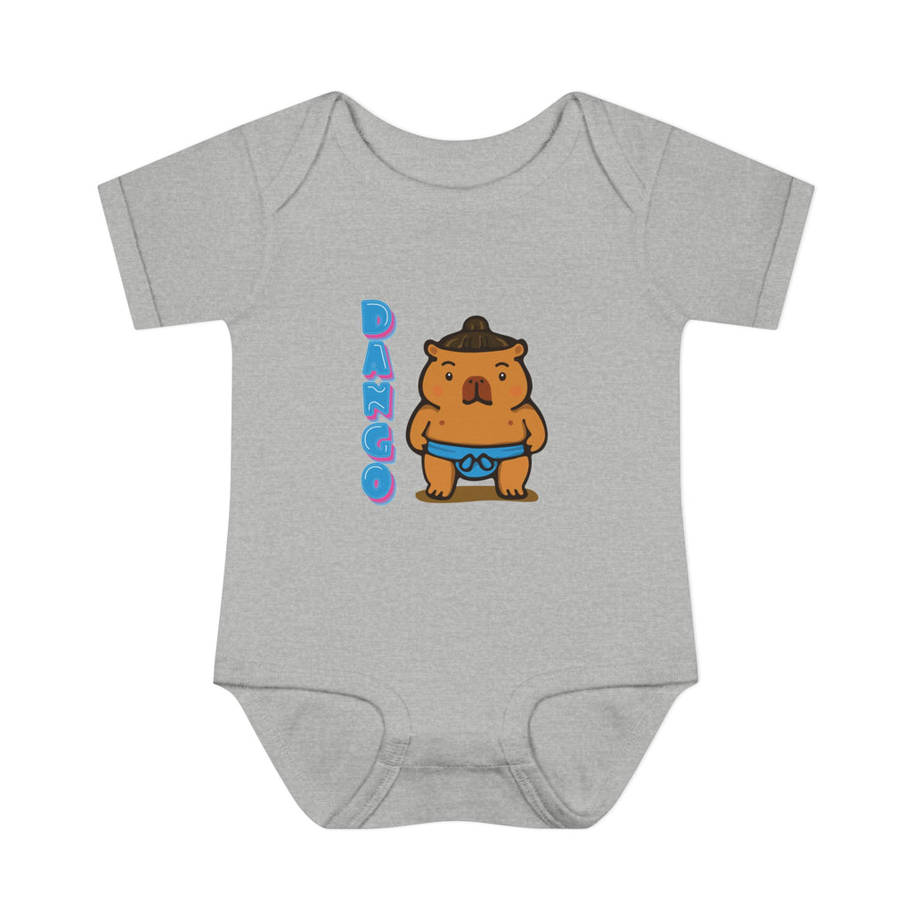 Dango the Sumo Lover Capybara Cartoon Bodysuit, Cute Kawaii Animal Gift