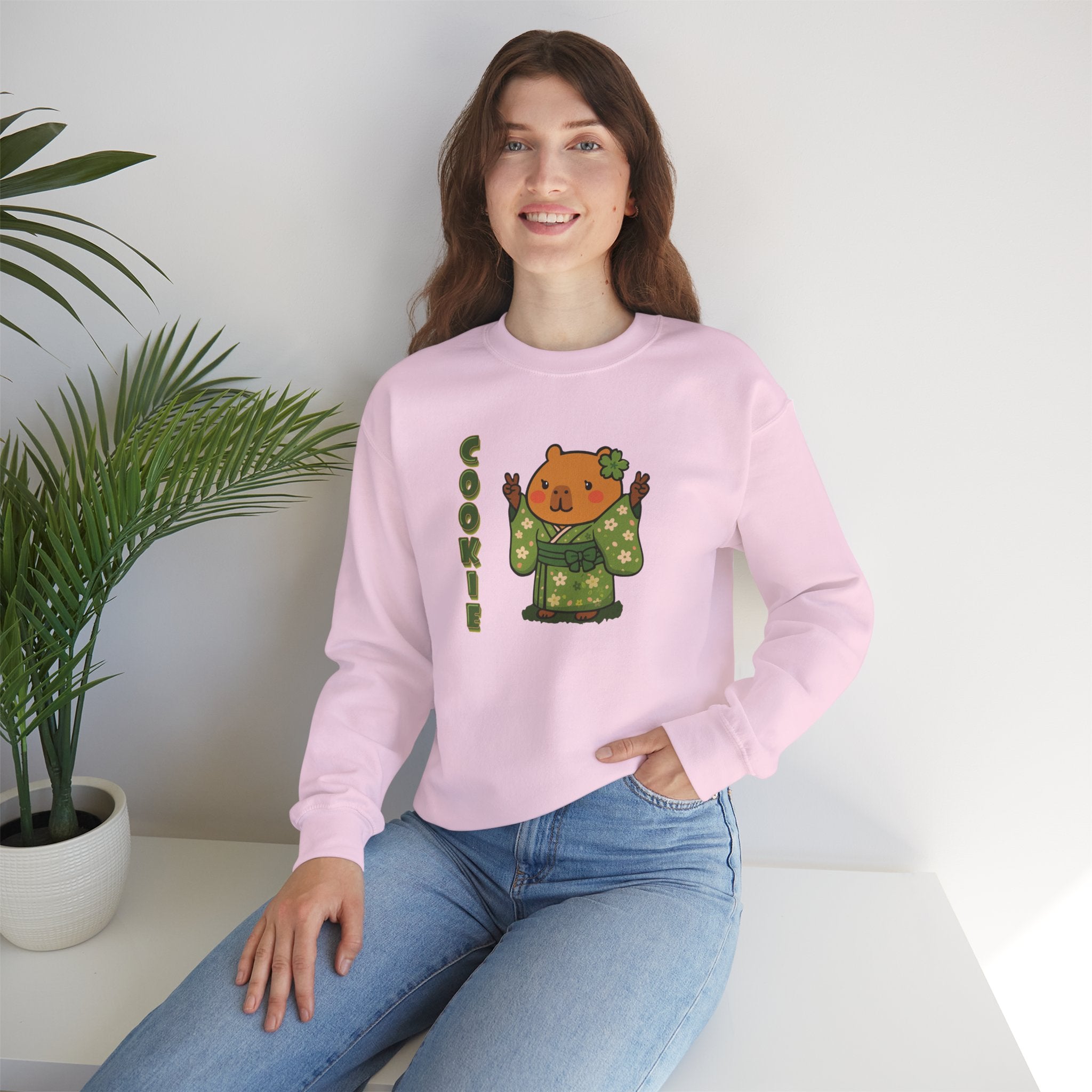 Cookie the Fun Lover Capybara Cartoon Sweater, Cute Kawaii Animal Gift
