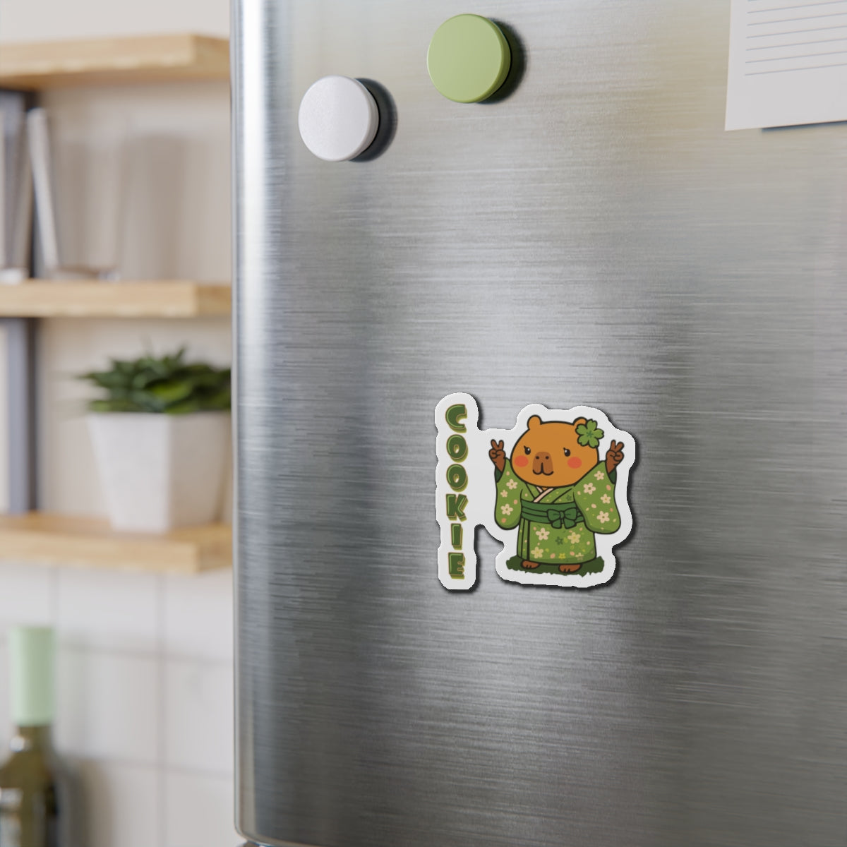Cookie the Fun Lover Capybara Cartoon Magnets, Cute Kawaii Animal Gift