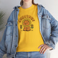 Chestnut the Sunflower Lover Capybara Cartoon T-Shirt, Cute Kawaii Animal Gift